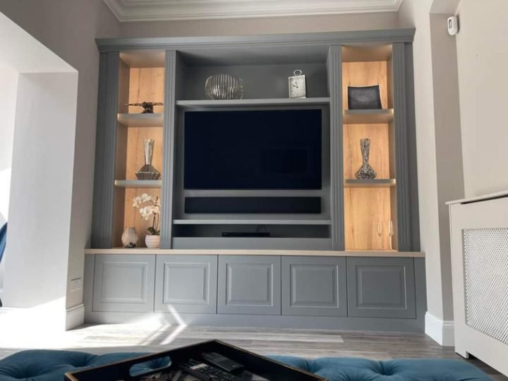 Media wall & TV unit