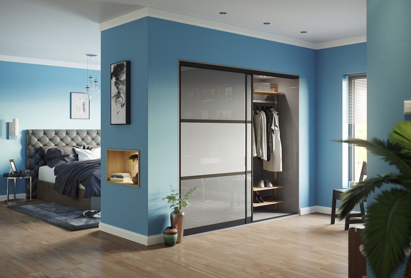 Bespoke fitted wardrobe by DTR Customs, Nottingham